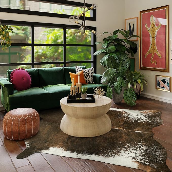 AROGAN Premium Faux Cowhide Rug 2.3 x 3.6 Feet, Sturdy and Large Size Cow Print - Image 6