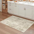 2x3 Washable Rugs for Kitchen, Powder Room Small Area Rug Non-Slip Vintage Low - Image 2