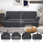 U-NICE HOME Stretch Couch Cover Sofa Cover Washable Sofa Slipcover Furniture - Image 4