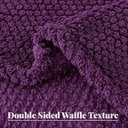 Whale Flotilla Twin Size Fuzzy Fleece Blanket - Image 6