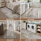 AMOAMI 2 x 8 Hallway Runner Rug Non Slip Super Soft Long Runner Rugs Machine - Image 7