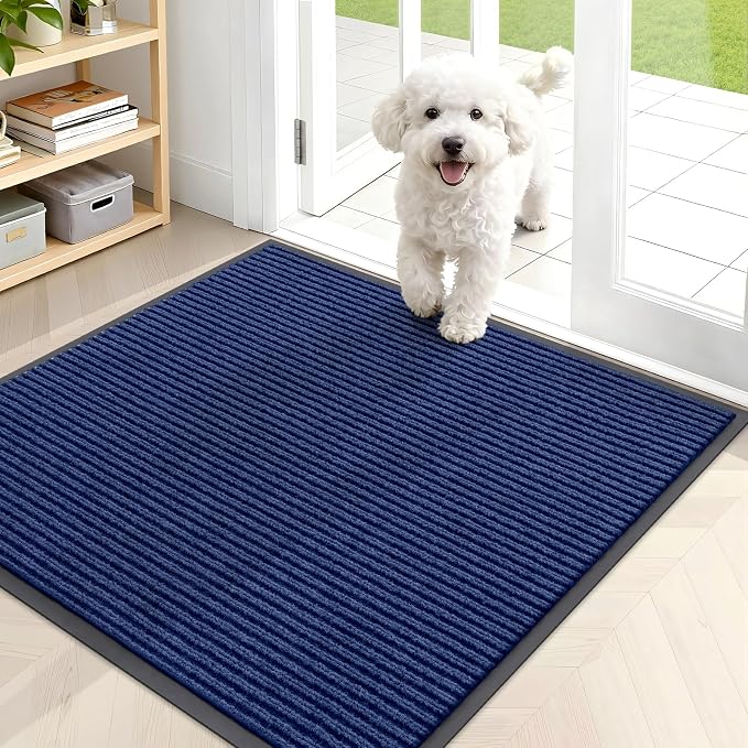 OLANLY Front Door Mat Indoor Outdoor Entrance, Waterproof Heavy Duty Doormat by OLANLY