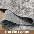 2 x 3 Small Area Rug Indoor Entryway Rug Machine Washable Non Slip Low Pile - Image 3