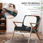 8Pcs Outdoor Cushion Covers, Patio Cushion Covers, Stretch Elastic Slipcovers - Image 5