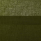 DWCN Olive Green Sheer Curtains Semi Transparent Voile Rod Pocket Curtains - Image 4