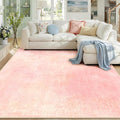 Washable Area Rugs 9'x12' Non-Slip Modern Abstract Soft by RELEANY