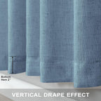 Pitalk Light Blue Wide Curtains - Image 6