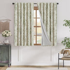 jinchan Blackout Floral Curtains by JINCHAN