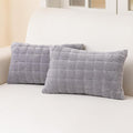 Velvet Throw Pillow Covers 12×20 Inch Decorative Pillows Cover Neutral Soft by MDSASFD