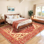 SERISSA 6x9 Area Rugs for Living Room, Large Washable Non-Slip Boho Rug - Image 6
