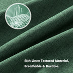 MIULEE 100% Blackout Linen Curtains - Image 3