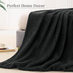 Whale Flotilla Twin Size Fuzzy Fleece Blanket - Image 7