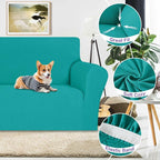 ZNSAYOTX Super Stretch Loveseat Covers, New Striped Love Seat Slipcover - Image 4