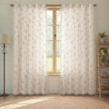 Boho Floral Spring Light Filtering Curtains 90 Inch Length 2 Panels Set by Unknown