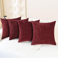 CaliTime Christmas Throw Pillow Covers Decorative 18 X 18 Inches Pack of 4 Cozy by CaliTime
