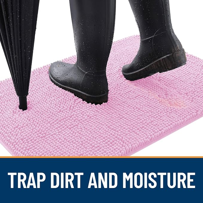 OLANLY Dog Door Mat for Muddy Paws 30x20, Absorbs Moisture and Dirt, Absorbent - Image 2
