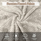 4 Pack Fleece Throw Blankets 50x60 Inches - Image 5