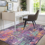 Washable Area Rugs 6'x9' Non-Slip Modern Abstract Soft - Image 8