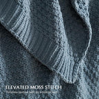 EVERGRACEHOME Chunky Chenille Knit Throw Blanket - Image 3