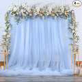 20ft x 15ft Baby Blue Tulle Backdrop Curtain by Suppromo