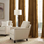 RYB HOME Gold Brown Velvet Curtains 63 inches - Image 5