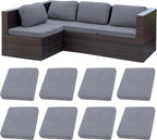 8Pcs Stretch Patio Cushion Covers, Outdoor Couch Covers Replacement, Outdoor by BIETYONE