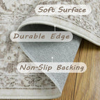 7x9 Machine Washable Non Slip Vintage Area Rugs - Image 4