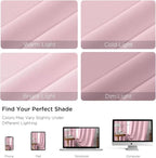 CUCRAF Light Pink Blackout Curtains 84 inch Length 2 Panels Set, Rod Pocket - Image 4