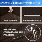 ZNSAYOTX 1 Piece Jacquard Chair Slipcovers - Image 4