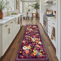 Rug for Hallways Kitchen Rug 2x8, Non Slip Washable Rugs by WelcometoBabovid