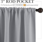 RYB HOME Large Blackout Curtains - Image 2
