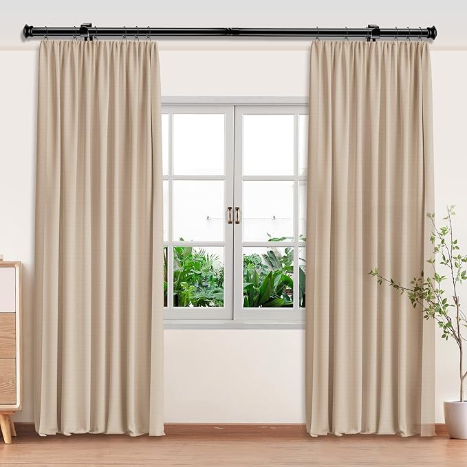 Standard Decorative Window Curtain Rods 30 to 116 Inch, 5/8 Inch Diameter Small - Image 7