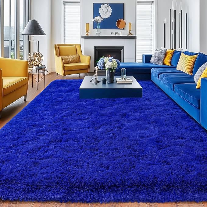 Rugs for Living Room 5x7, Soft Shaggy Modern Shag Area Rug for Bedroom - Image 2