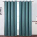 LEMOMO Blackout Curtains 66 x 84 inch/Sea Teal Curtains Set of 2 Panels/Thermal by Lemomo