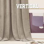 RYB HOME Velvet Curtains 120 inches Long - Image 6