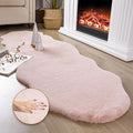 Ashler HOME DECO Ultra Soft Faux Rabbit Fur Chair Couch Cover Area Rug by AshlerHomeDeco