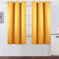 LEMOMO Yellow Blackout Curtains 40 x 63 Inch Length/Set of 2 Curtain by Lemomo