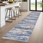 KOZYFLY Modern Abstract Hallway Runner, 2x10 Washable Rug Runner Non-Slip Soft - Image 7