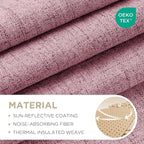 Joydeco Linen Blackout Curtains - Image 2