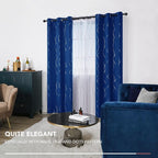 Deconovo Blackout Curtains, 38 x 90 Inch Drapes - Image 3