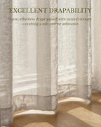 NICETOWN Semi Sheer Linen Curtains - Image 8