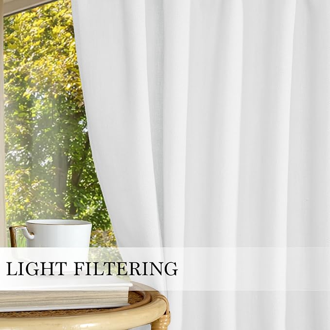 RYB HOME 2 Panels Valance Curtains - Image 6