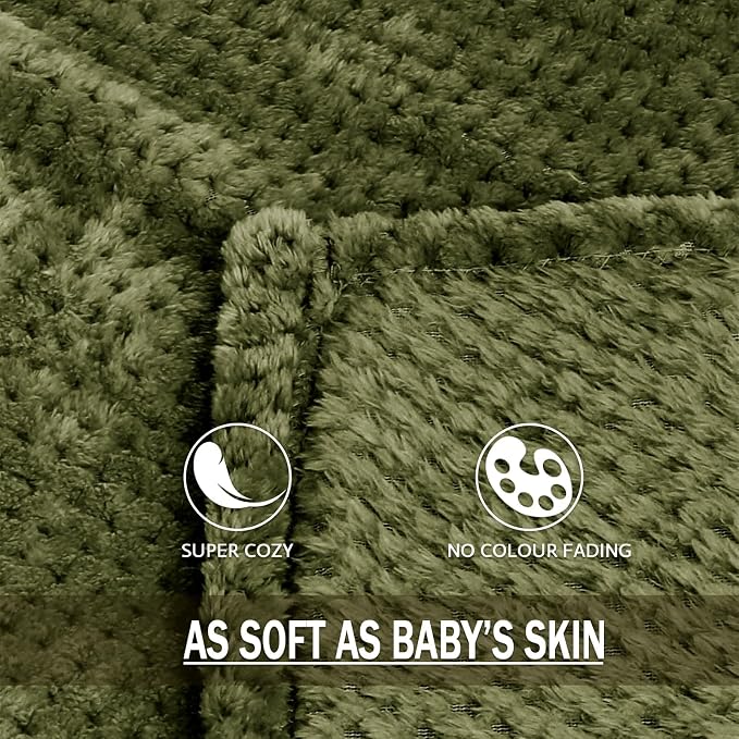 Exclusivo Mezcla Fleece Throw Blanket Extra Large, Super Soft and Warm Blankets - Image 6