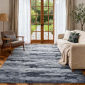 5x7 Ft Large Shag Rugs for Bedroom Living Room for Men Boys, Tie Dyed Ultra by Cuzwlovita