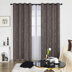 Deconovo Blackout Curtains, Thermal Insulated Soundproof Grommet Drapes - Image 2