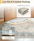 Area Rugs 2'6''x4' Kitchen Rugs Entry Rug Small Rugs - Image 3