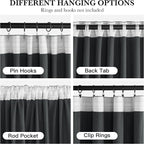 RYB HOME Dusty Blue Velvet Drapes - Image 2