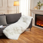 EasyJoy Ultra Soft Fluffy Rugs Faux Fur Rug Chair Cover Seat Pad Fuzzy Area Rug - Image 4