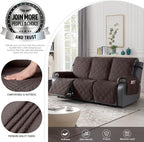 TAOCOCO 100% Waterproof Recliner Sofa Cover Non Slip Couch Cover - Image 2