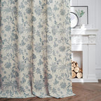 jinchan Linen Floral Curtains for Living Room - Image 3